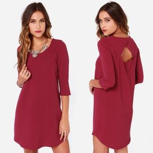 Jack by BB Dakota Magenta Shift Dress